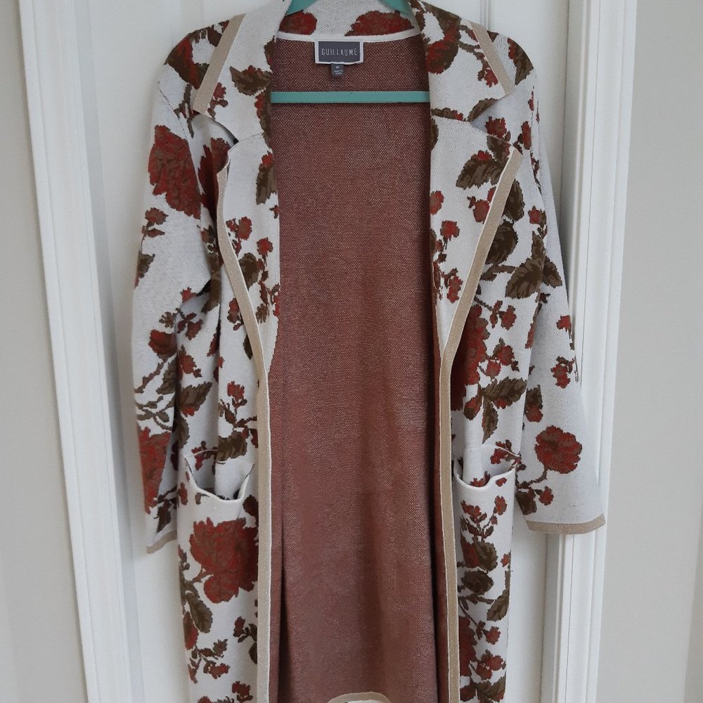 Perfect Fall Duster by Guillaume Size Medium
